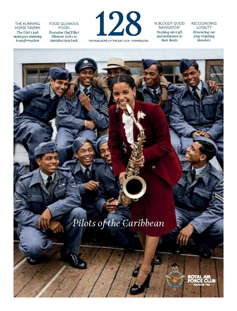 Cover of the Royal Air Force Club Magazine, issue 128