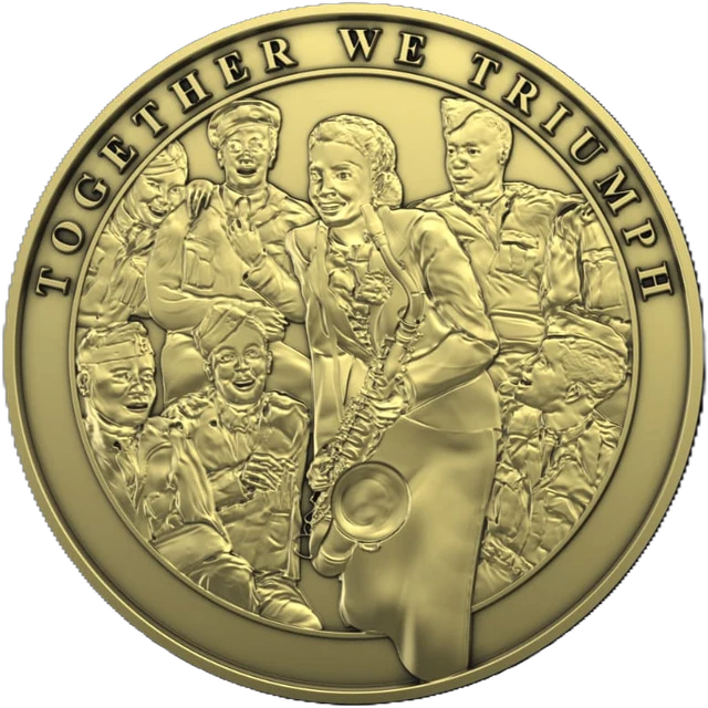 Obverse of the Mona Baptiste coin
